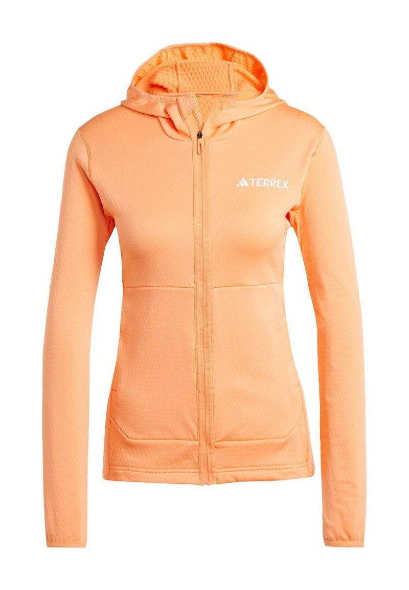 adidas Terrex Fleecejas oranje adidas Terrex Fleecejas oranje