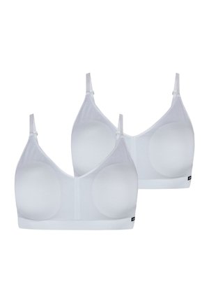 ESSENTIALS 2-PACK - Bustier - white
