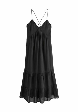 TIERED TALL REGULAR FIT - Maksikleit - black