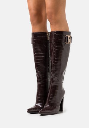 River Island, Bottes à talons hauts - brown