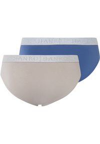 Hanro ESSENTIALS PACK 2 - Slip - slate blue   mid grey