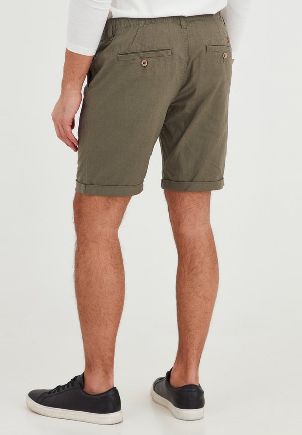 BHLENNO LINEN MIX - Shorts - dusty olive4