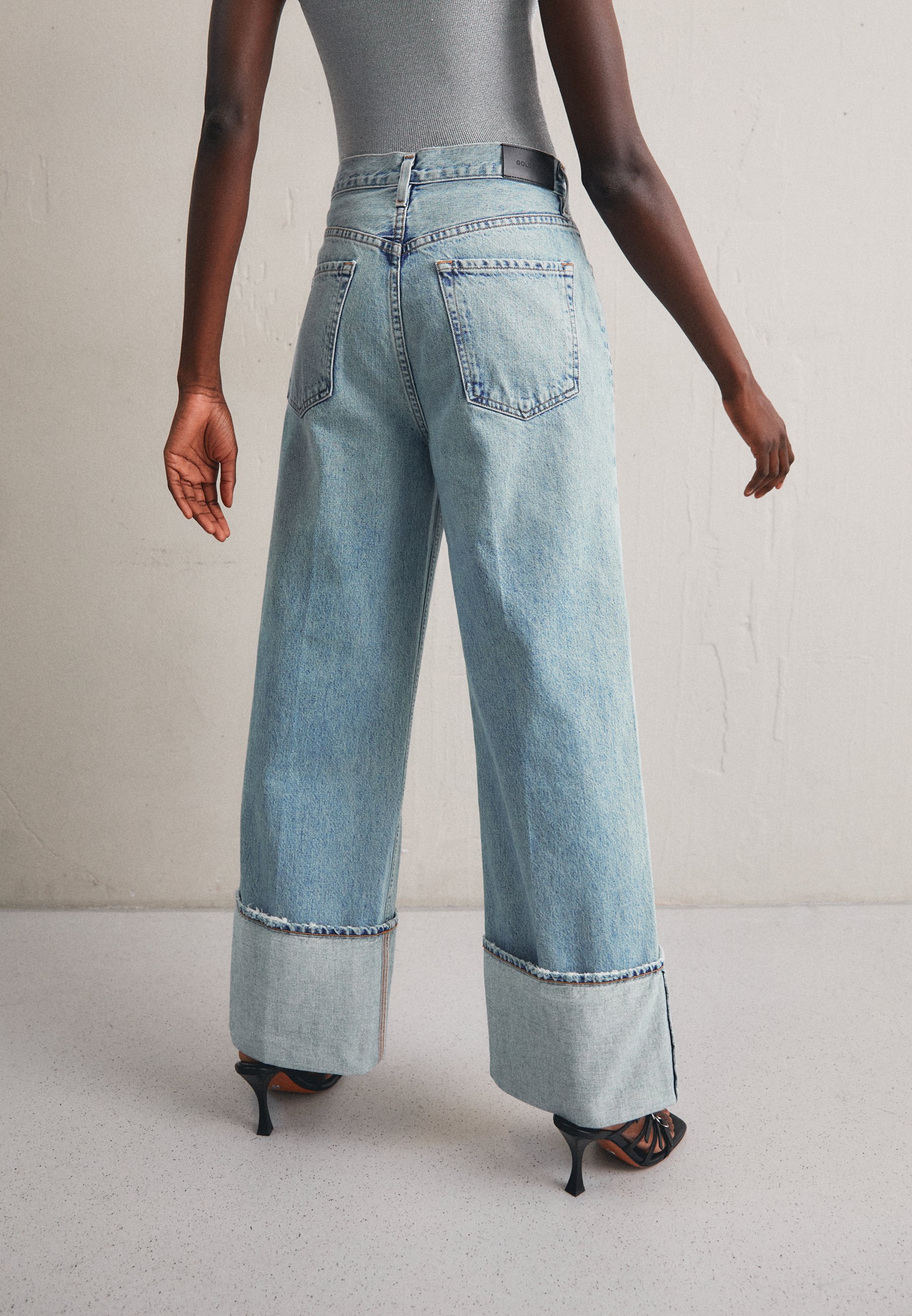 Goldsign THE ASTLEY - Flared Jeans - melra vint mid ind/hellblau 