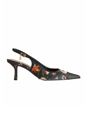 B by Ted Baker, REGULAR FIT - POINT TOE SLING BACK HEELS - Pumps - black printed