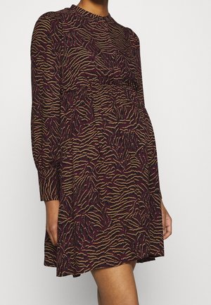 Freizeitkleid - bordeaux