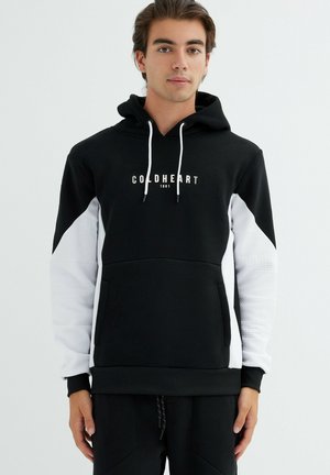 INSIDE COLDHEART - Jersey con capucha - black