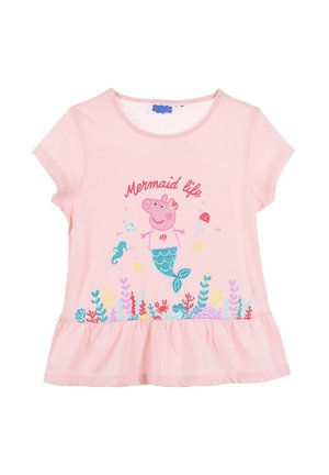 Peppa Pig KURZARM - T-Shirt print - rosa