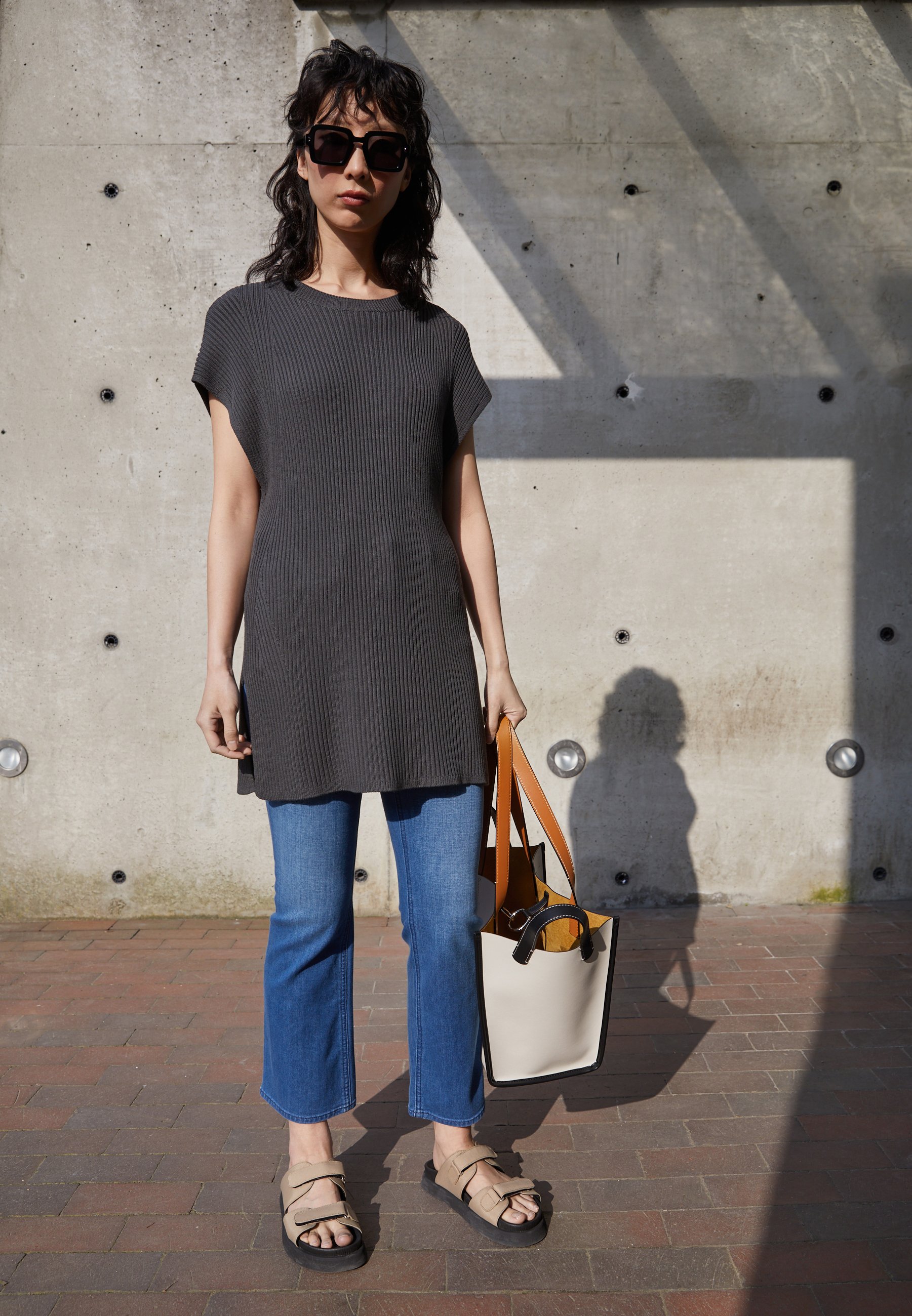 rag & bone NINA HIGH-RISE ANKLE FLARE LABEL - Vaqueros bootcut poppy/blue denim Zalando.es