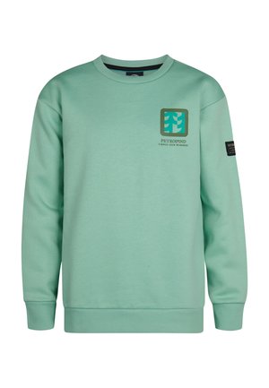 BACK PRINT POCONO - Sweatshirt - pale aqua
