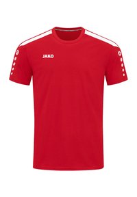 JAKO FUSSBALL - TEAMSPORT - POWER  - T-Shirt sport - rotweiss