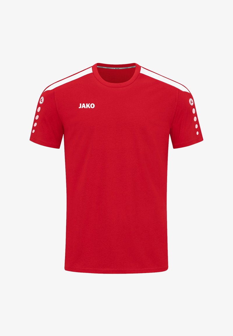 JAKO FUSSBALL - TEAMSPORT - POWER - T-shirt de sport - rotweiss