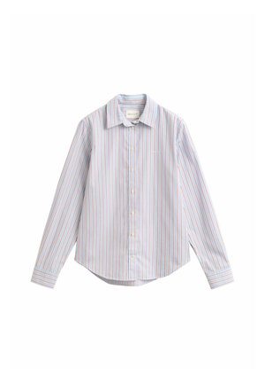 GANT, GANT REGULAR FIT STRIPED CLASSIC POPLIN SHIRT - Hemdbluse - light blue waters
