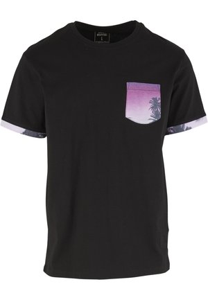 GRANADA  - Printtipaita - black purple