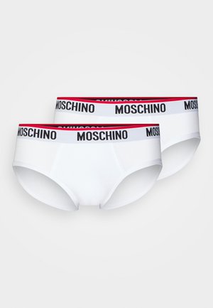 Moschino Underwear BRIEF 2 PACK - Chilot - white