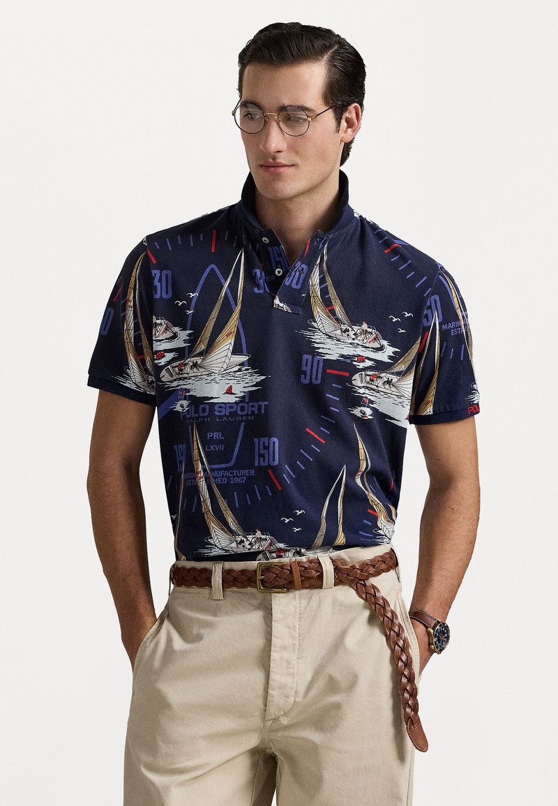 Polo Ralph Lauren SHORT SLEEVE POLO SHIRT - Pólóing - sailboat dial print