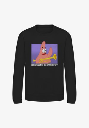 Henry Tiger SPONGEBOB SQUAREPANTS MAYONNAISE - Felpa - black