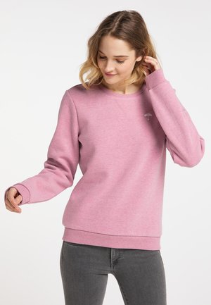 Sweatshirt - rotpink melange