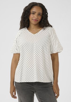 Kaffe Curve GINA  - Blouse - chalk black dot