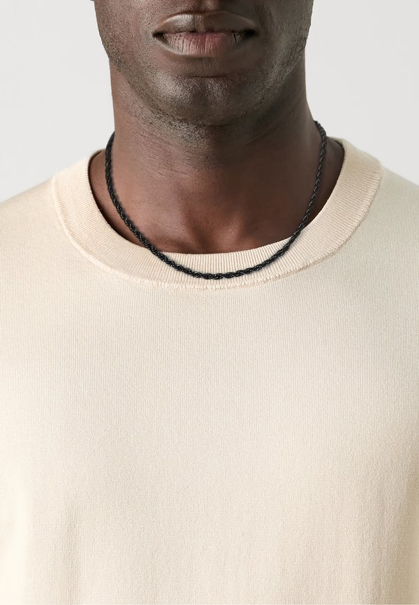 TWISTED ROPE CHAIN UNISEX - Necklace - gunmetal2