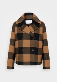 Selected Femme SLFEVANA JACKET - Allvädersjacka - toasted coconut/black