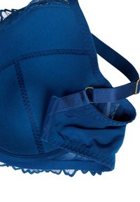 Devoted By Zizzi Triangle bra - blue opal