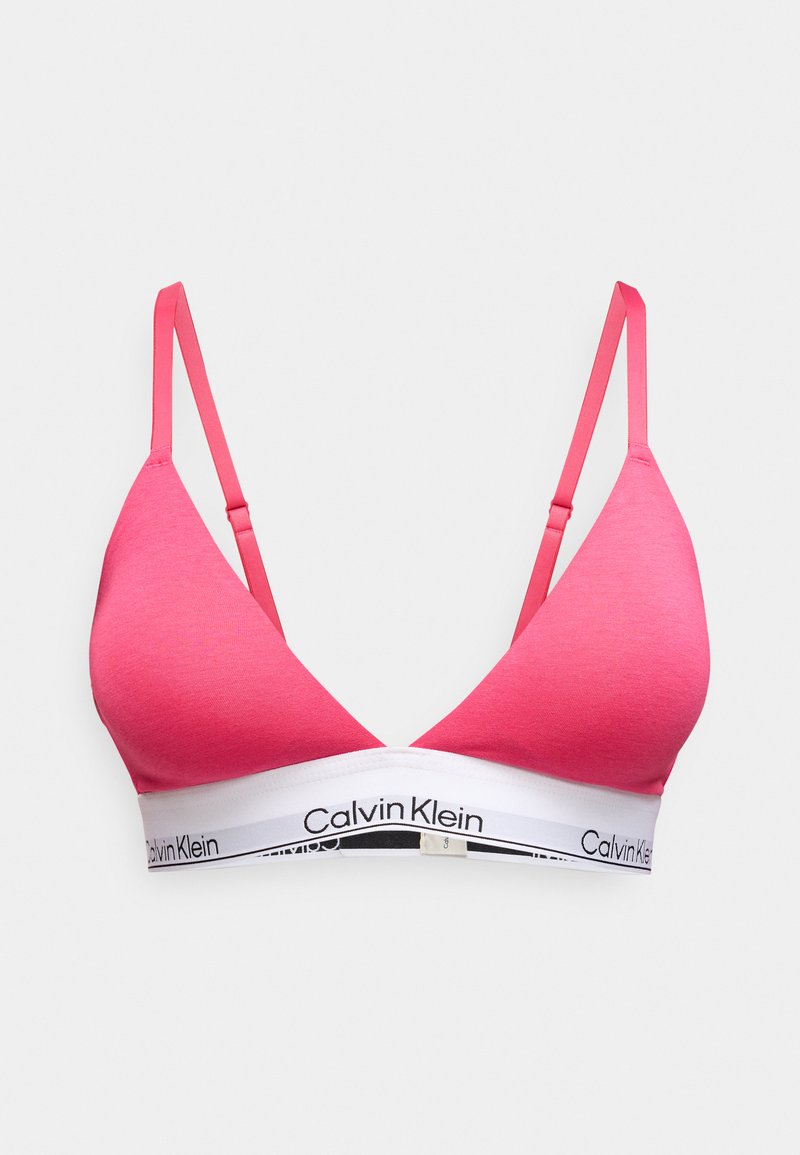 Calvin Klein Underwear TRIANGLE ICON - Sujetador sin aros - vibrant ...