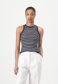 Tommy Hilfiger STRAIGHT PANTS - Trousers - ivory petal