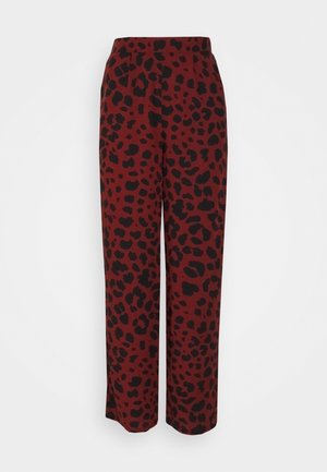 Pantalon classique - dark red