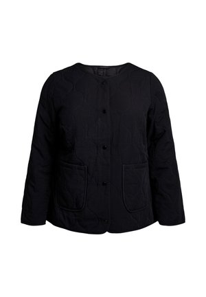 Zizzi MIT KNÖPFEN UND TASCHEN - Light jacket - black