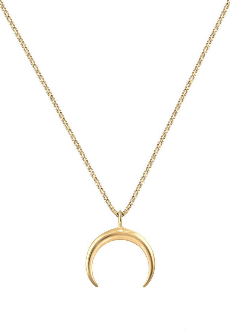 Damen Halsketten | Elli HALF MOON Halskette gold-coloured/goldfarben - BI03628 Damen Halsketten | Elli HALF MOON Halskette gold-coloured/goldfarben - BI03628