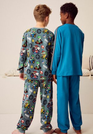 Next, 2 PACK SET - Pyjama set - mario kart green blue