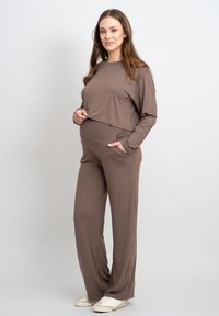Cool Mama MATERNITY NURSING 2 IN 1 - Langarmshirt - kakao