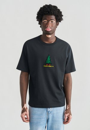 TAKE A WALK TEE - Potiskana majica - black