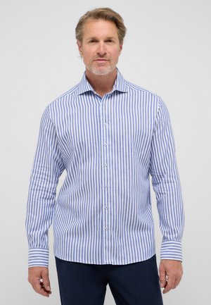 Eterna LINEN SHIRT - MODERN FIT - Skjorter - dunkelblau