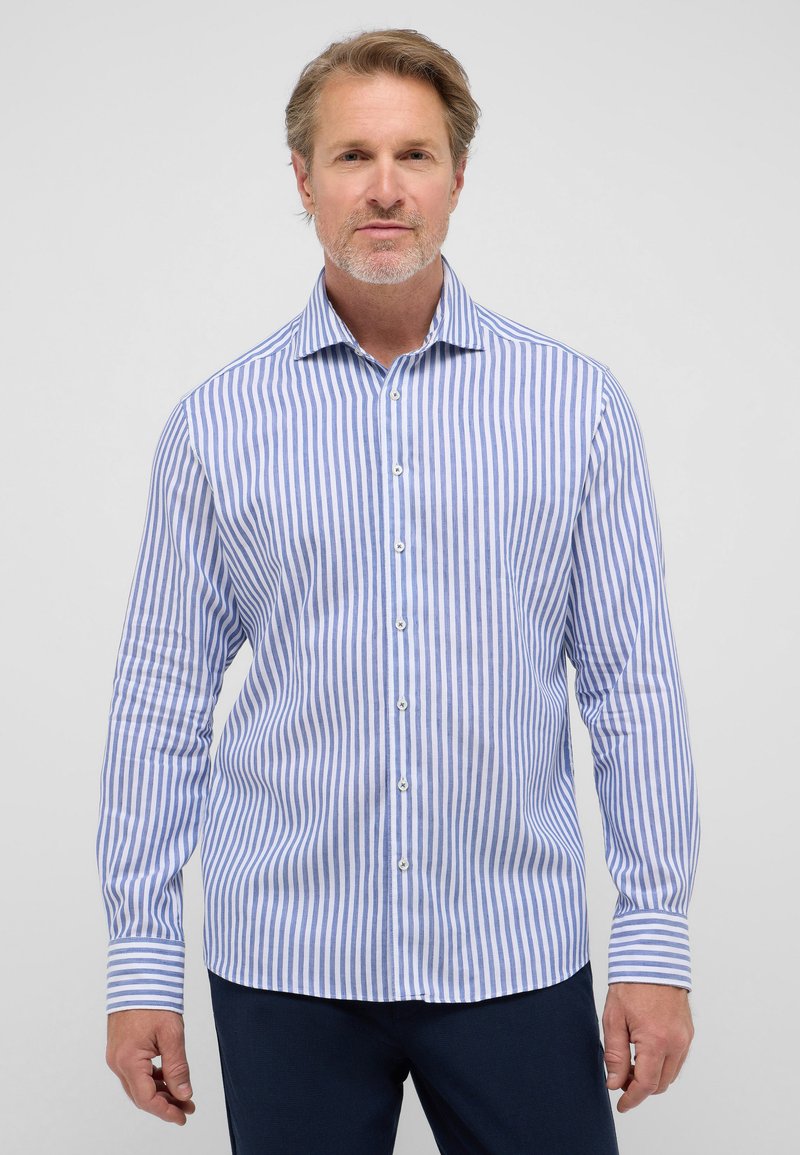 Eterna LINEN SHIRT - MODERN FIT - Camicia - dunkelblau