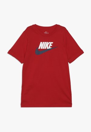 FUTURA ICON - Printtipaita - university red/white/midnight navy