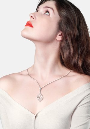 Sofia Milani LEAF FLOWER - Halskæder - silver coloured