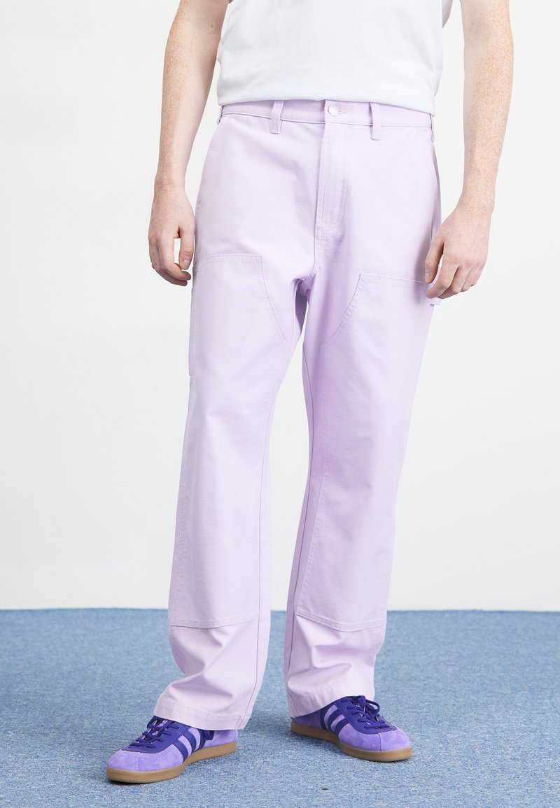 Obey Clothing BIG TIMER DOUBLE KNEE CARPENTER PANT - Cargobroek - orchid petal