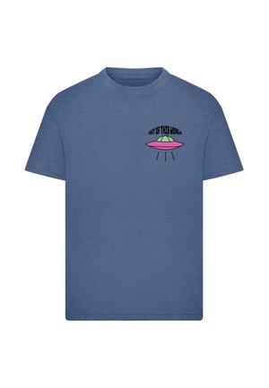 OUT OF THIS WORLD  - Print T-shirt - vintageblue