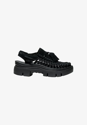 Keen, KEEN LIFESTYLE-SCHUHE A UNEEK PLT TASSELL - Sandali con plateau - black black