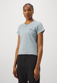 Patagonia LOGO RESPONSIBILI-TEE - Marškinėliai su spaudiniu - thermal blue