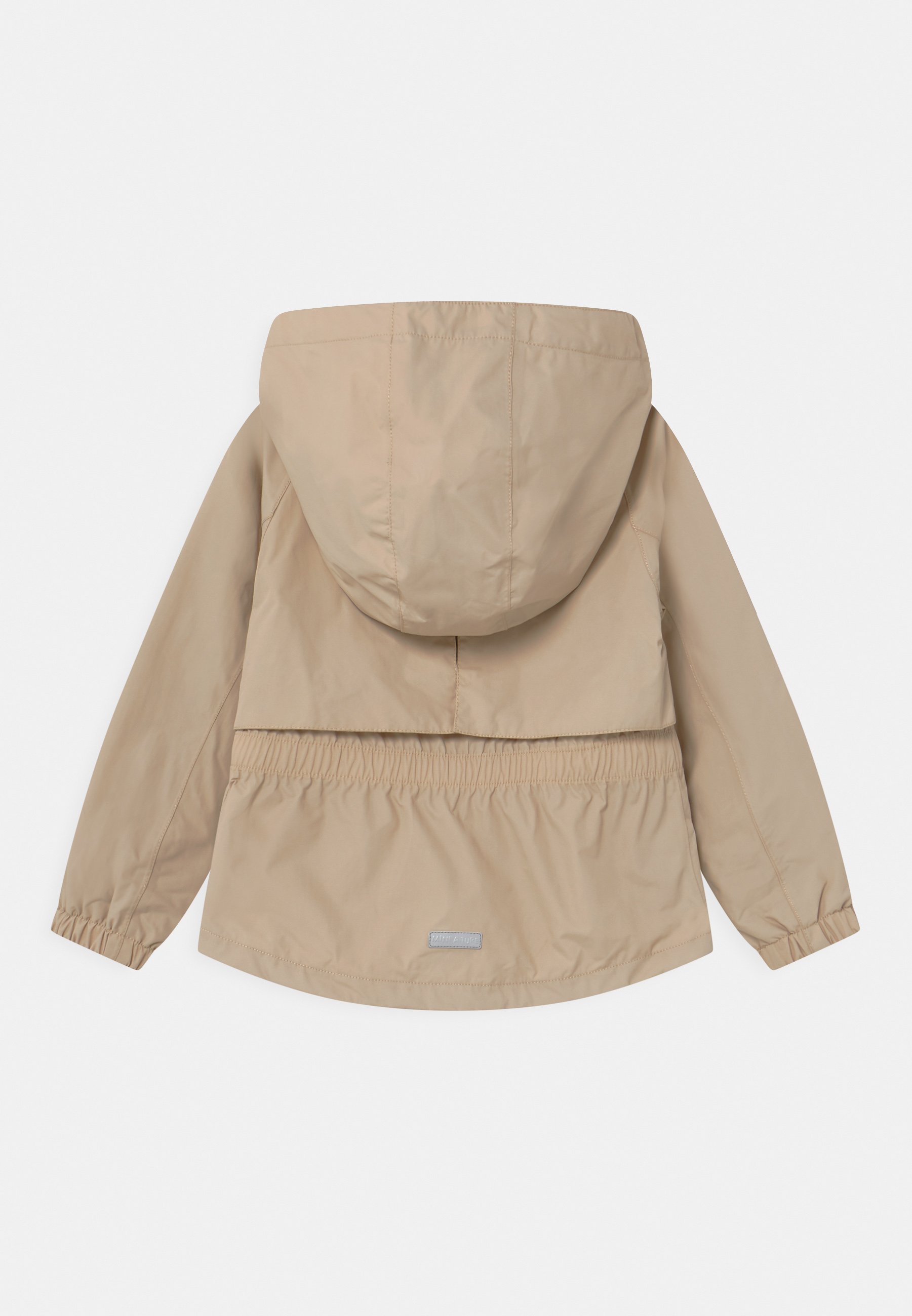 beige waterproof jacket