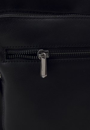 LEATHER UNISEX - Ryggsäck - black
