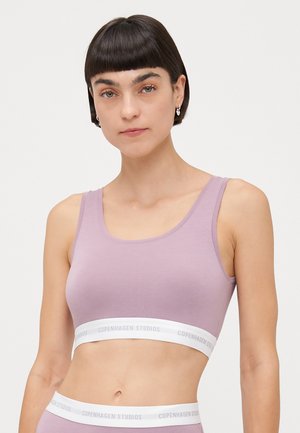 Hosszított melltartó - mauve