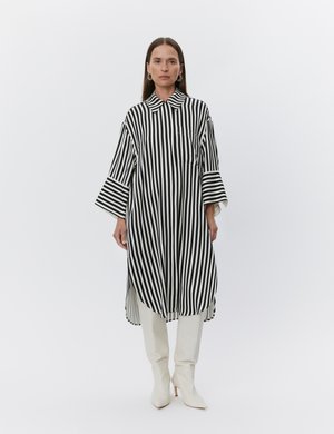 DAY Birger et Mikkelsen NOE STRIPED  - Rochie tip cămașă - black/white