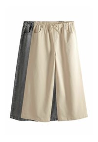 THE SET - 2 PACK WIDE - Blugi loose fit - ecru washed grey Imagine miniatură 1