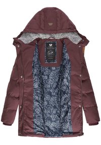 Ragwear ASHANI PUFFY - Zimní kabát - weinrot