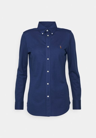 Polo Ralph Lauren HEIDI LONG SLEEVE - Blusa com botões - marine