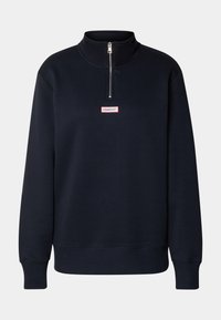 EXCLUSIVE HERITAGE 2.0 REG HALF ZIP SWEAT - Sweatshirt - evening blue