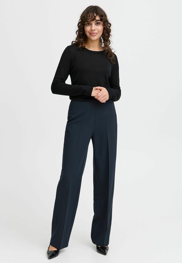 FRABIGAIL - Trousers - dark peacoat2